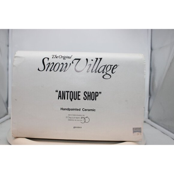 Dept 56 Snow Village - Antique Shop (Antque) - Picture 6 of 7